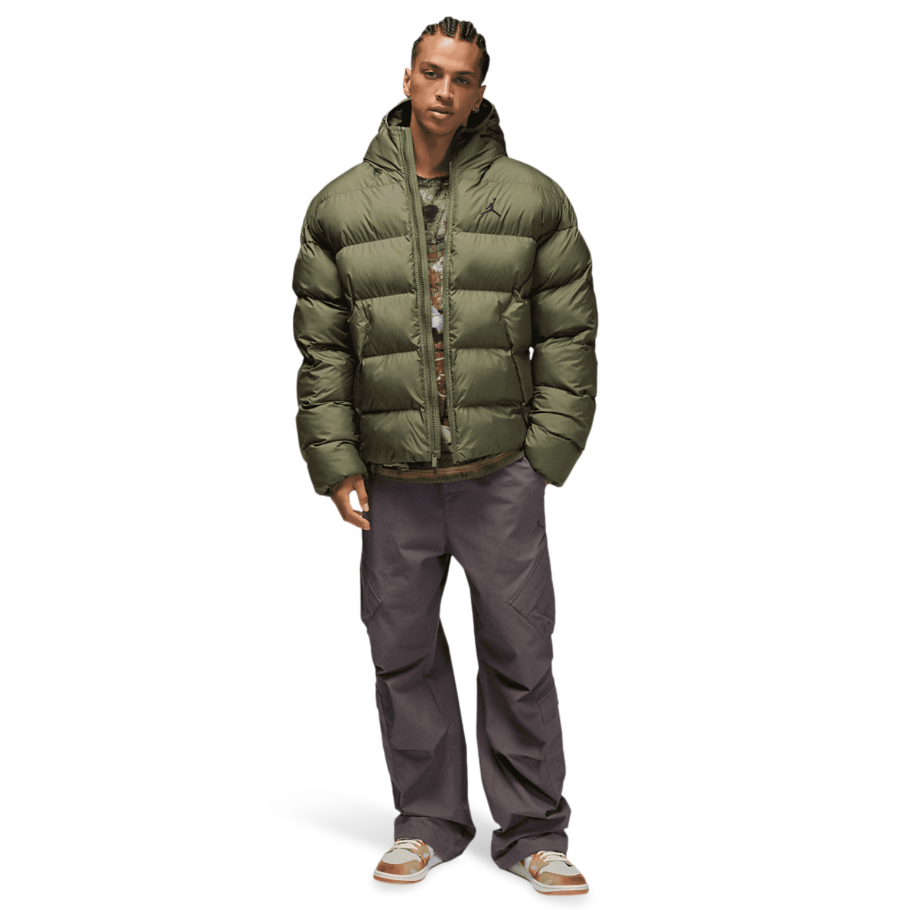 Jordan MJ BRK Puffer Jacket Image 9 of 9. Tap to open photo gallery.