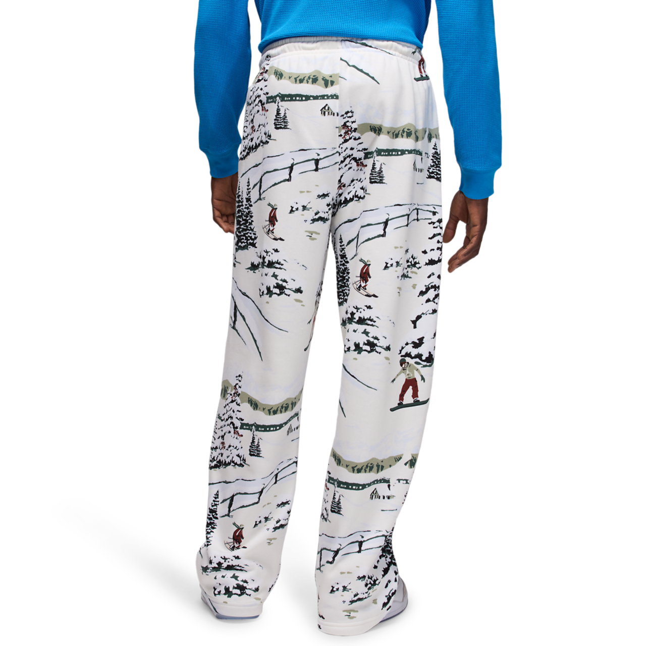 Jordan Brooklyn Holiday Pants AOP Image 2 of 4. Tap to open photo gallery.