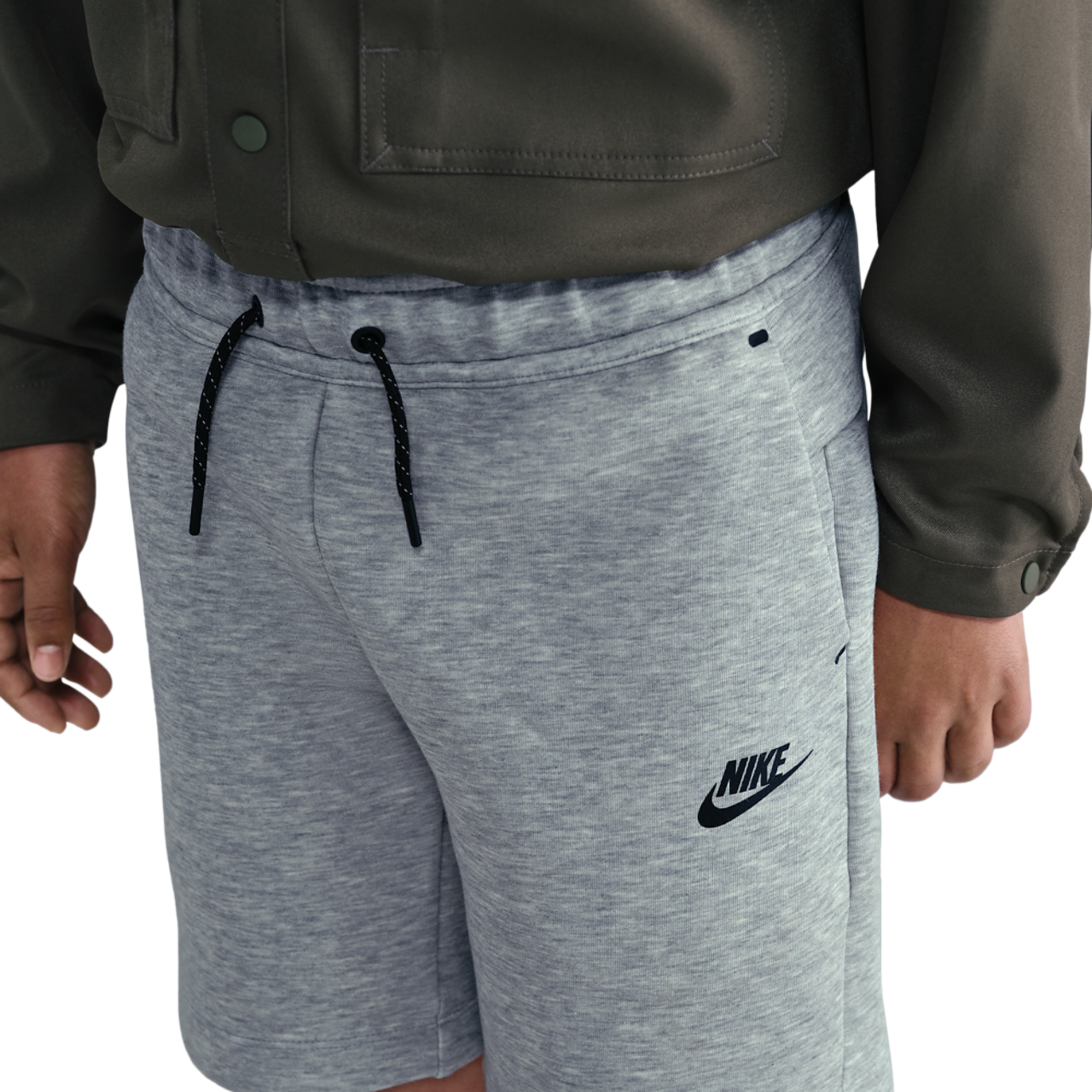 Nike NSW Tech Fleece Shorts Image 1 of 4. Tap to open photo gallery.