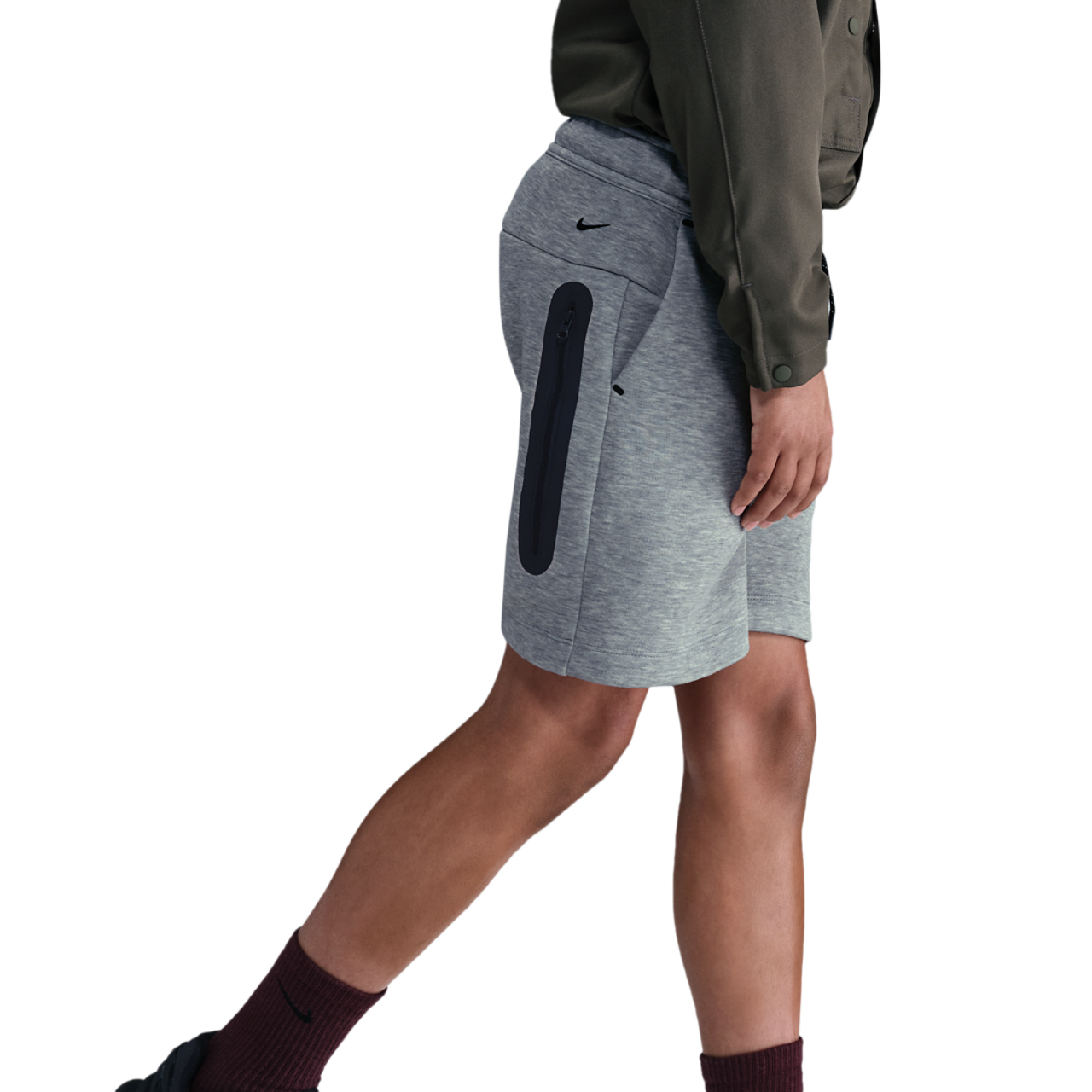 Nike NSW Tech Fleece Shorts Image 2 of 4. Tap to open photo gallery.