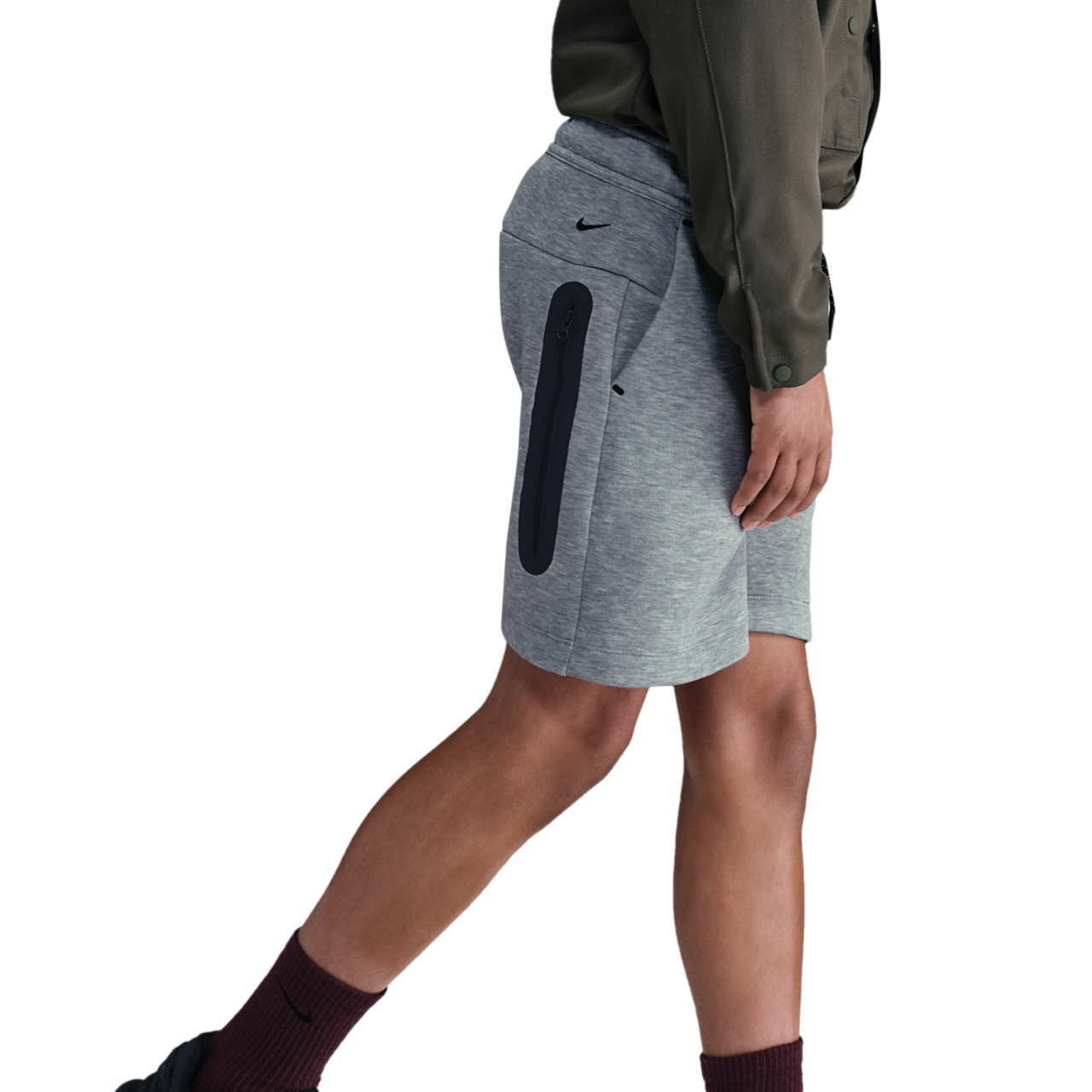 Nike NSW Tech Fleece Shorts Image 2 of 4. Tap to open photo gallery.