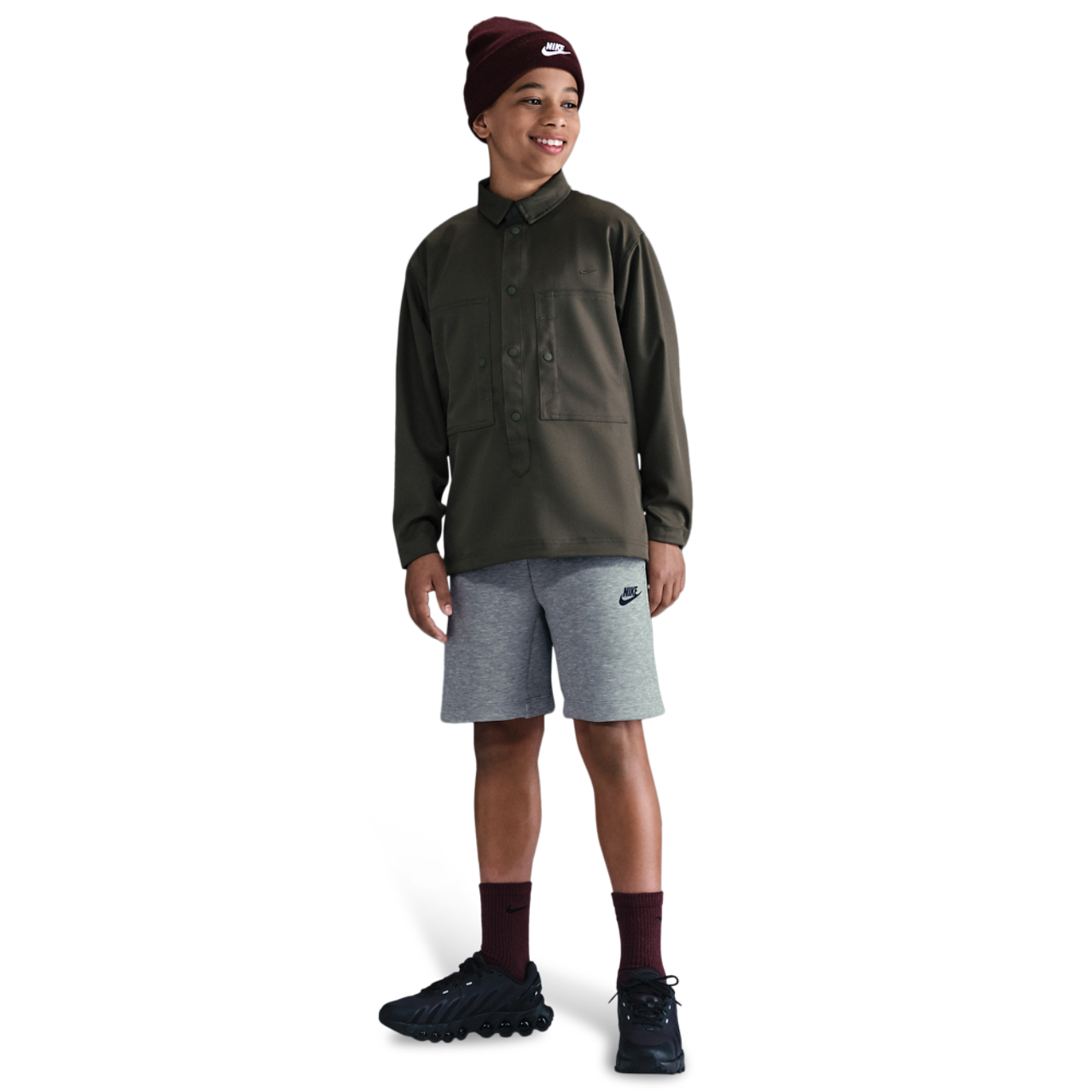 Nike NSW Tech Fleece Shorts Image 3 of 4. Tap to open photo gallery.