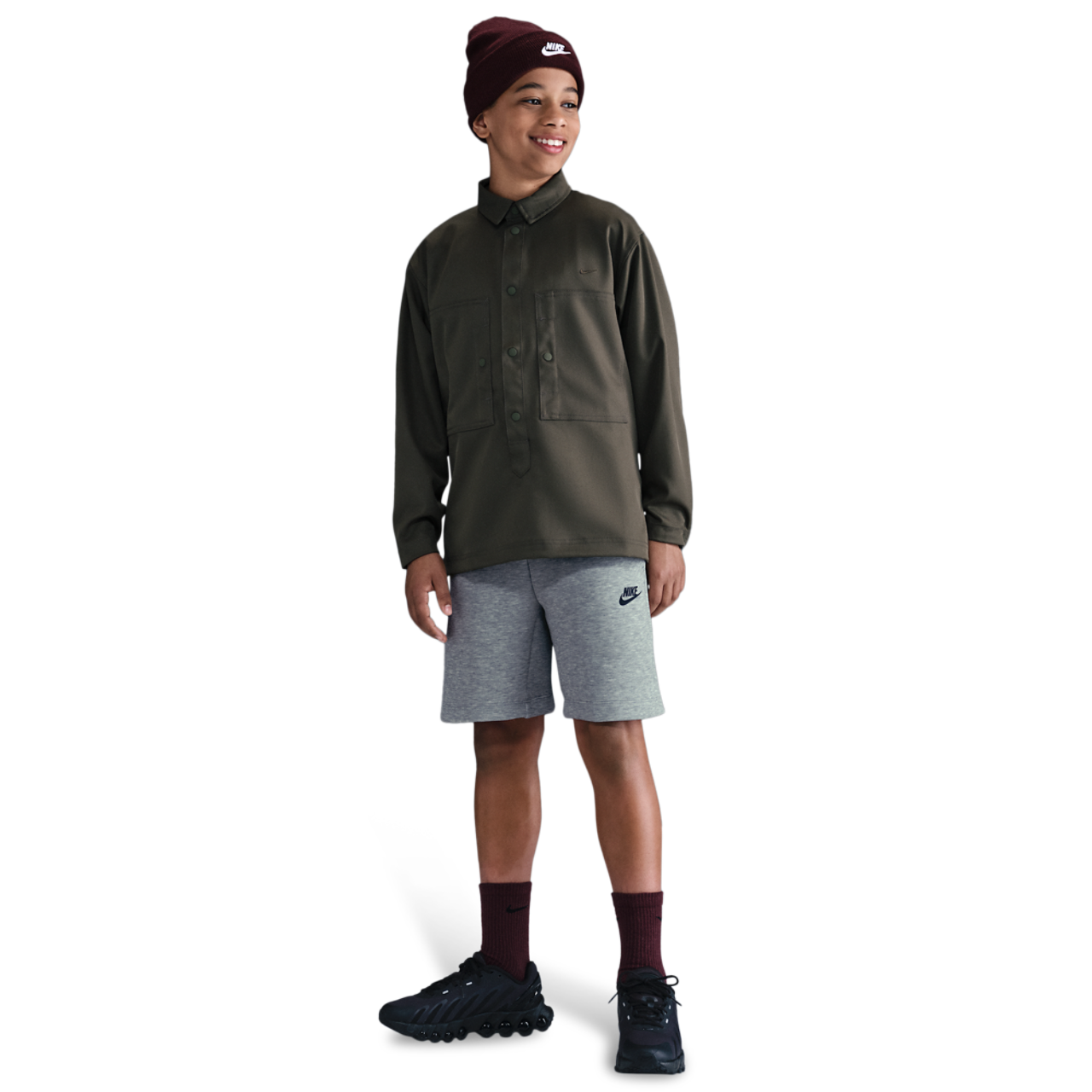 Nike NSW Tech Fleece Shorts Image 3 of 4. Tap to open photo gallery.