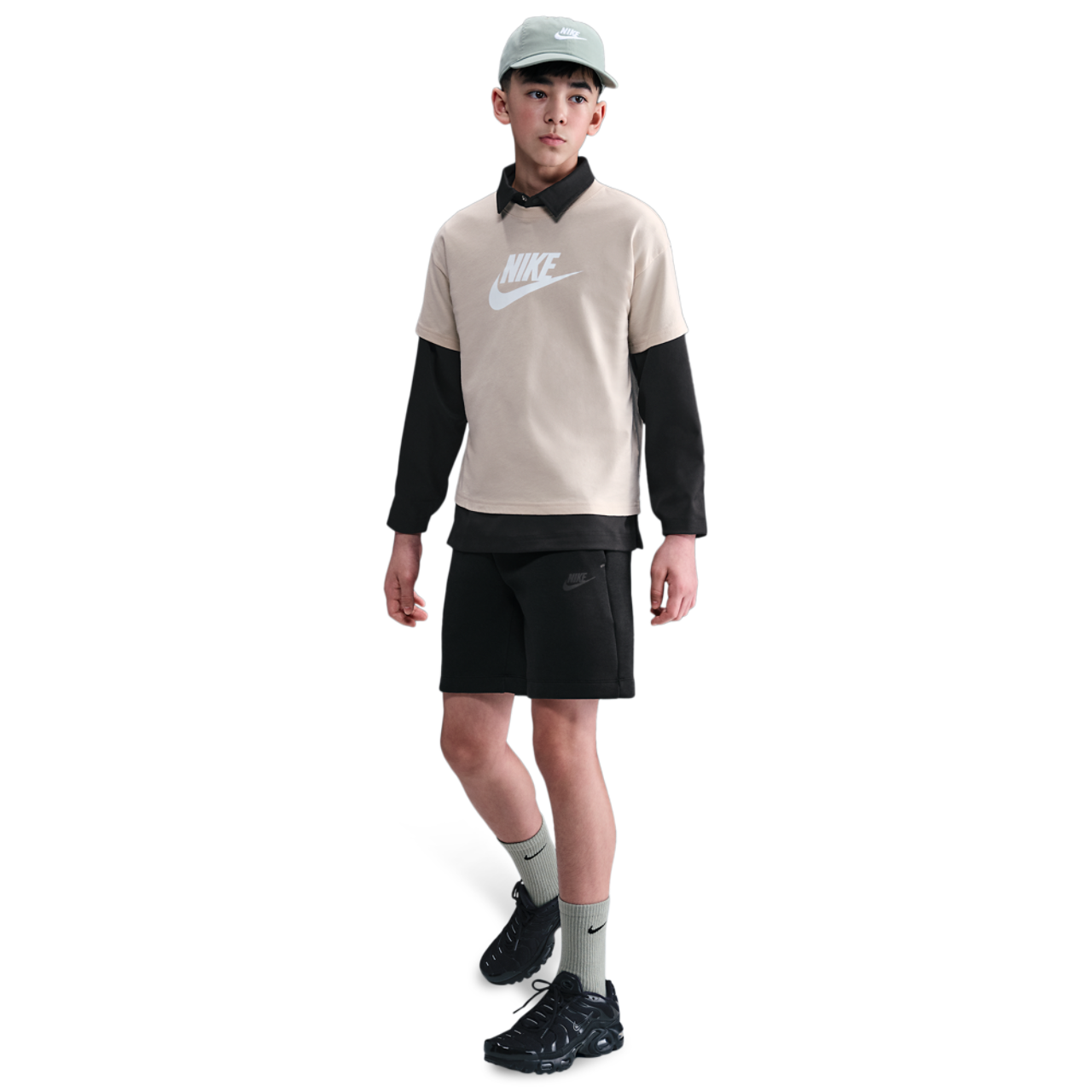 Nike NSW Tech Fleece Shorts Image 1 of 3. Tap to open photo gallery.