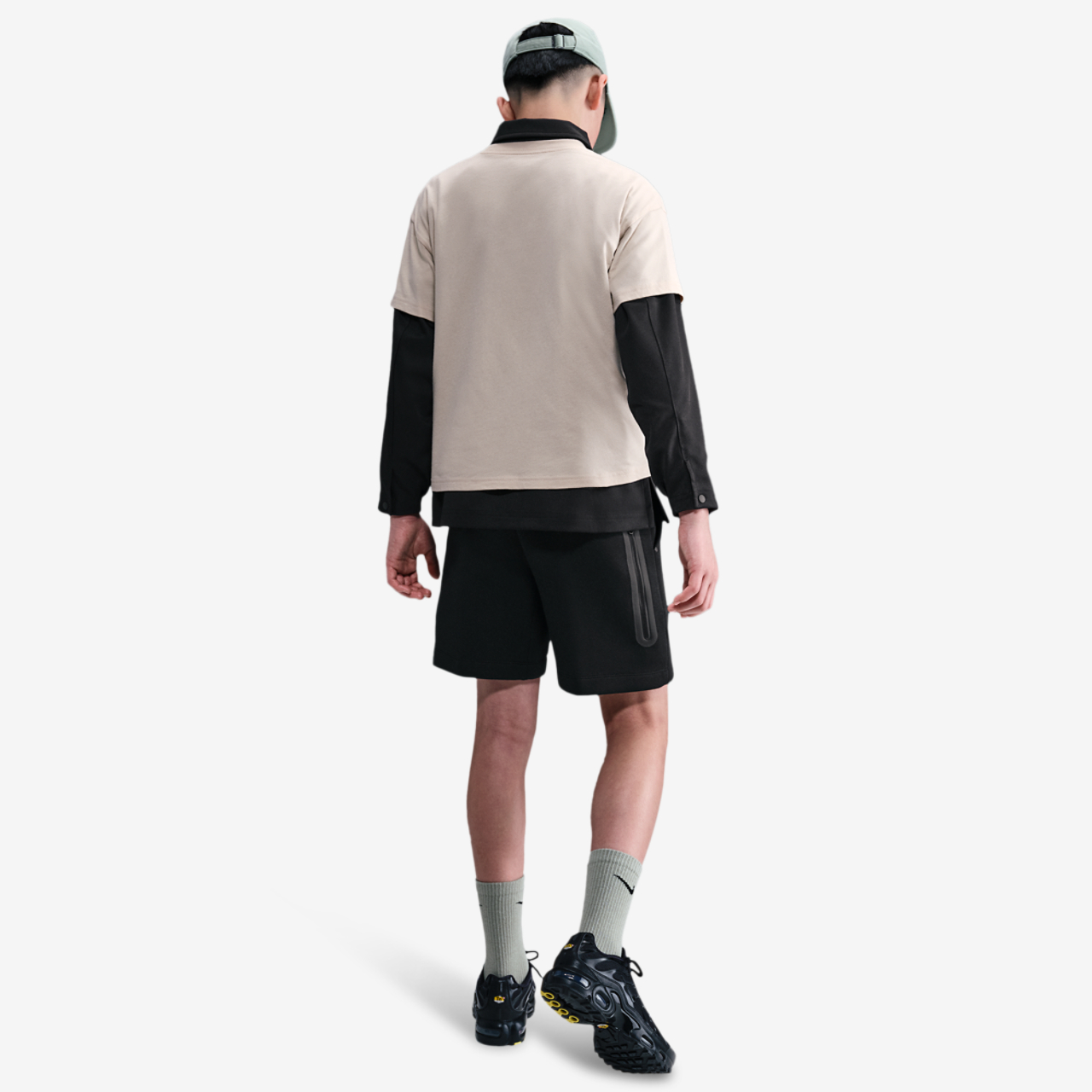 Nike NSW Tech Fleece Short Image 2 of 3. Tap to open photo gallery.