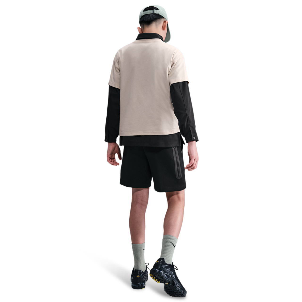 Nike NSW Tech Fleece Shorts Image 2 of 3. Tap to open photo gallery.