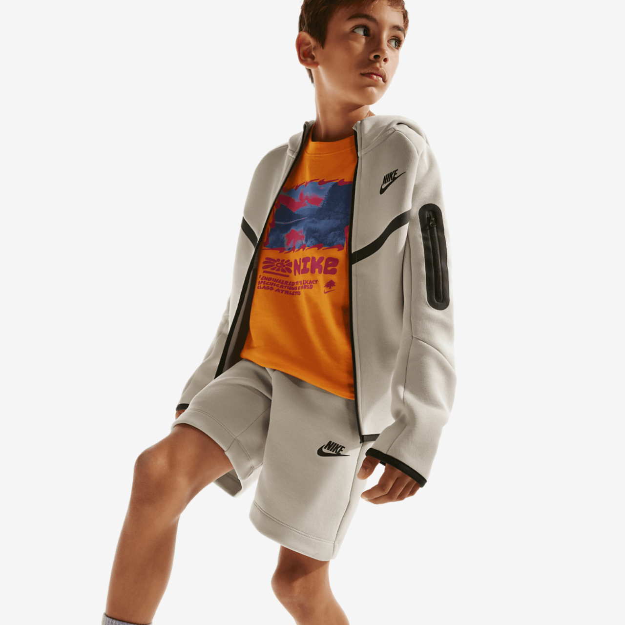Nike NSW Tech Fleece Short - Boys' Grade School | Foot Locker