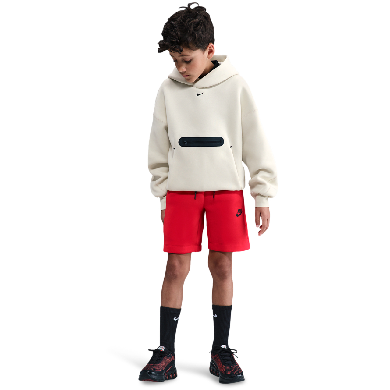 Nike NSW Tech Fleece Shorts Image 3 of 4. Tap to open photo gallery.