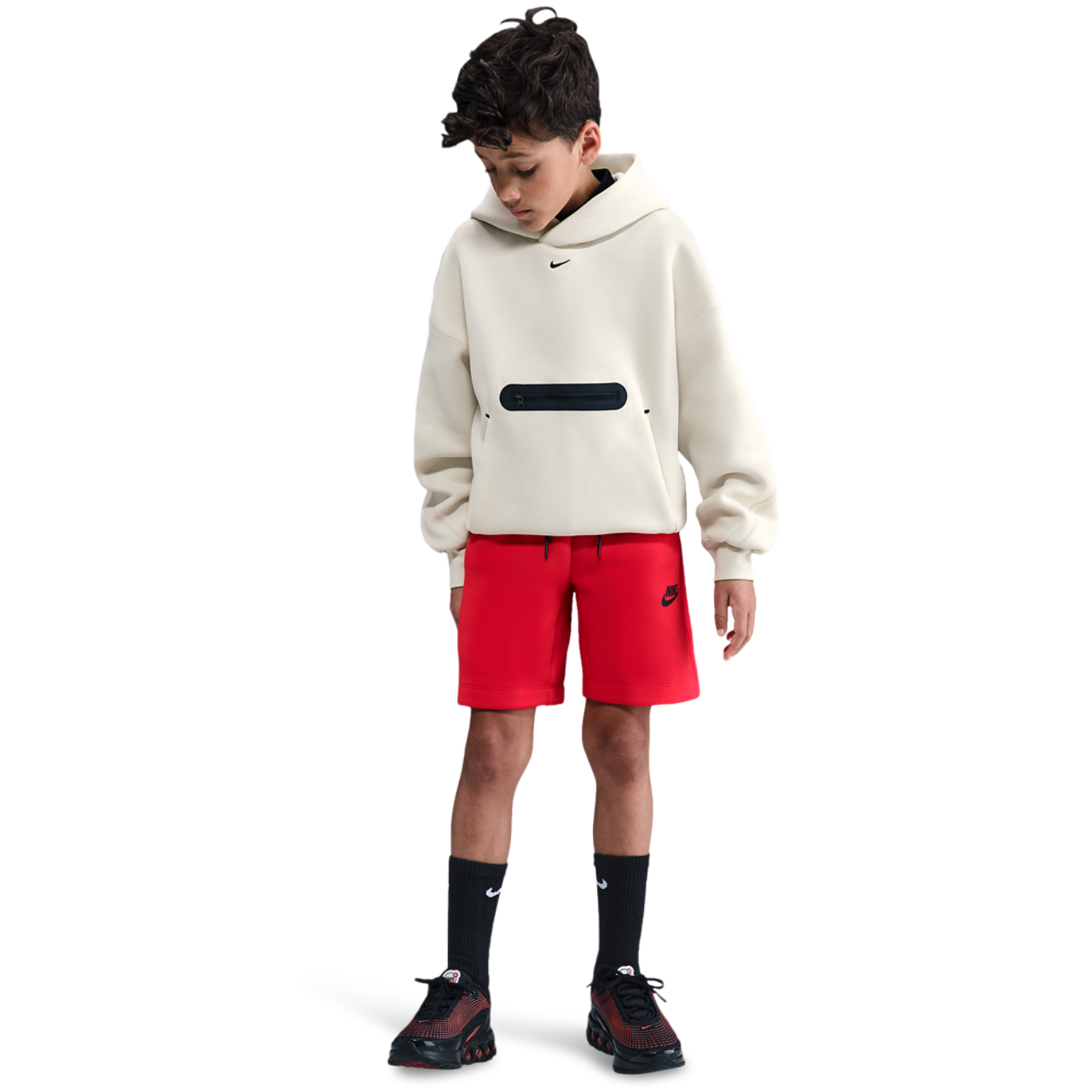 Nike NSW Tech Fleece Shorts Image 3 of 4. Tap to open photo gallery.