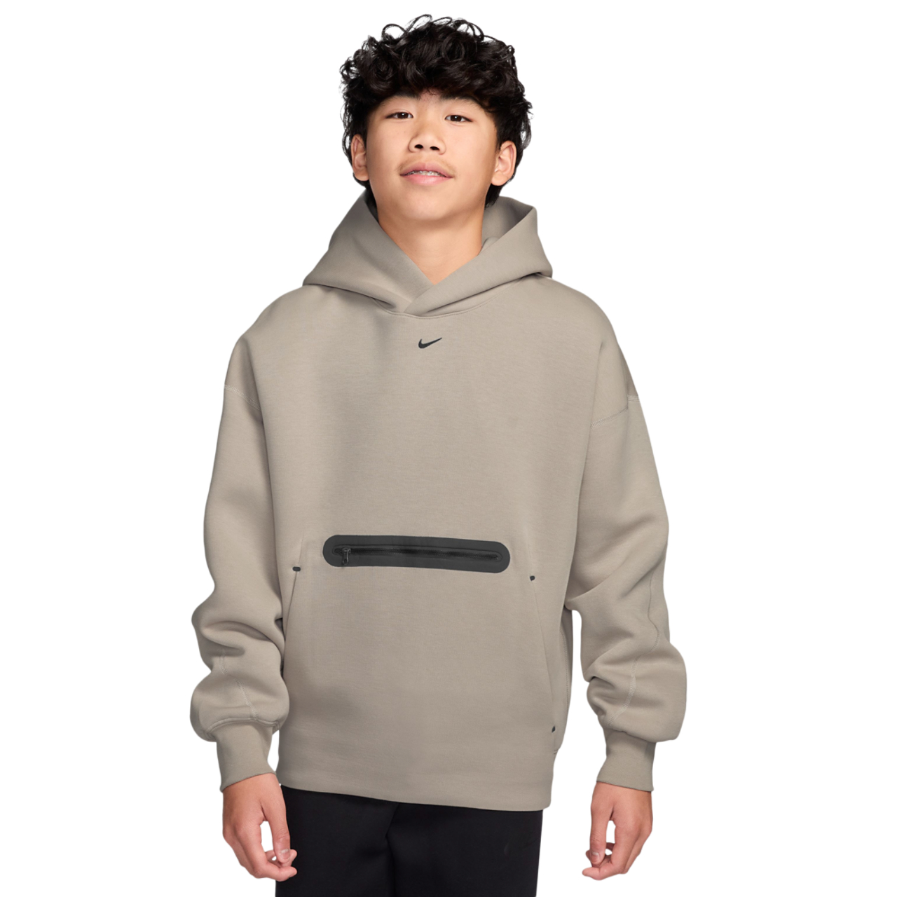 Nike NSW Tech Fleece Oversized Pullover Hoodie Image 1 of 3. Tap to open photo gallery.