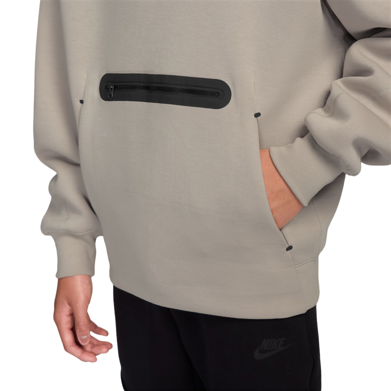 Nike NSW Tech Fleece Oversized Pullover Hoodie Image 3 of 3. Tap to open photo gallery.