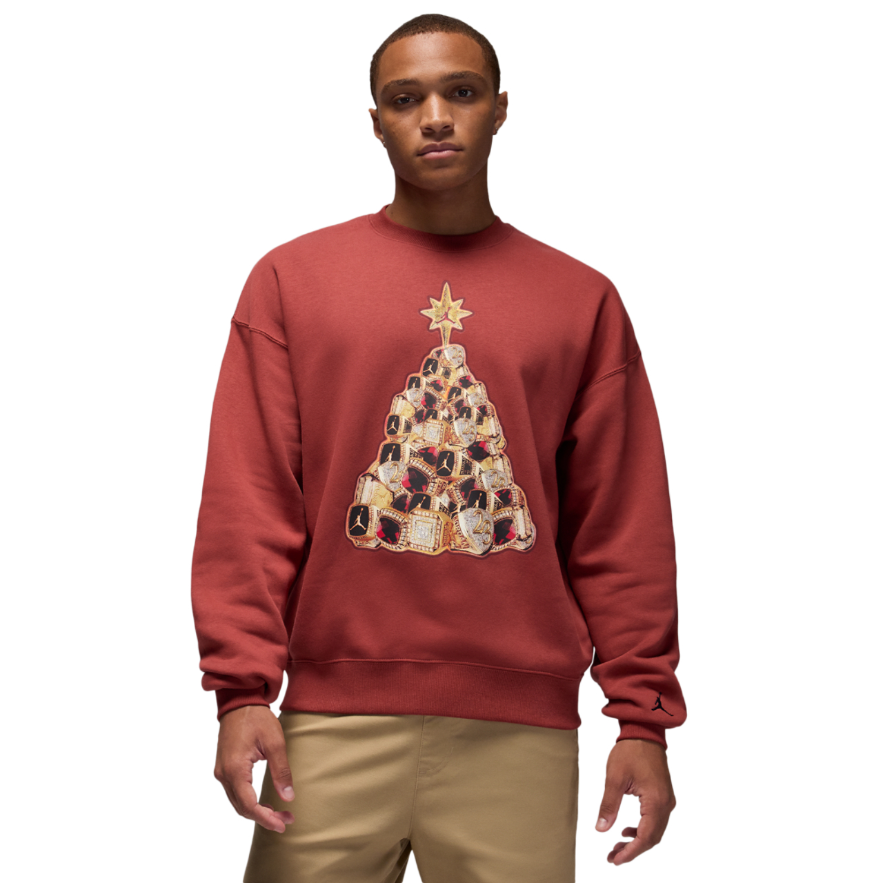 Jordan Brooklyn Holiday Fleece Crew Image 1 of 4. Tap to open photo gallery.