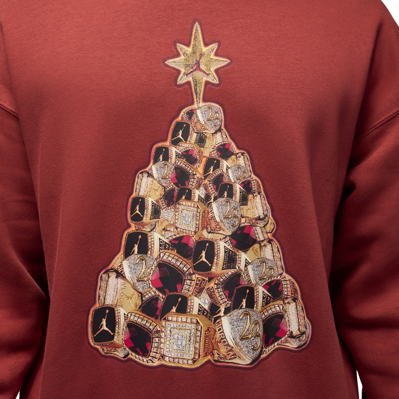 Jordan Brooklyn Holiday Fleece Crew Image 3 of 4. Tap to open photo gallery.