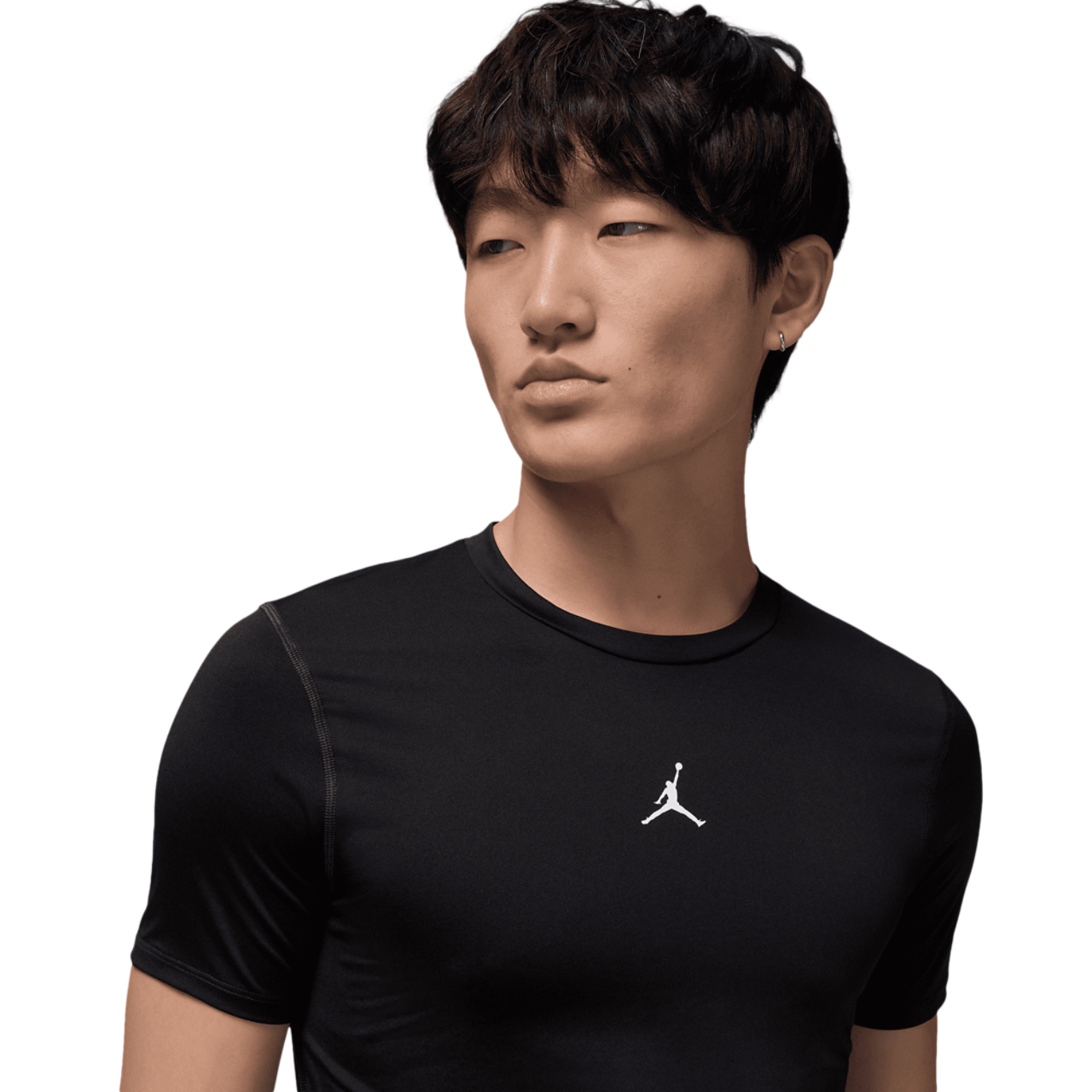 Jordan Dri-FIT Sport Short Sleeve Base Layer Top Image 3 of 4. Tap to open photo gallery.