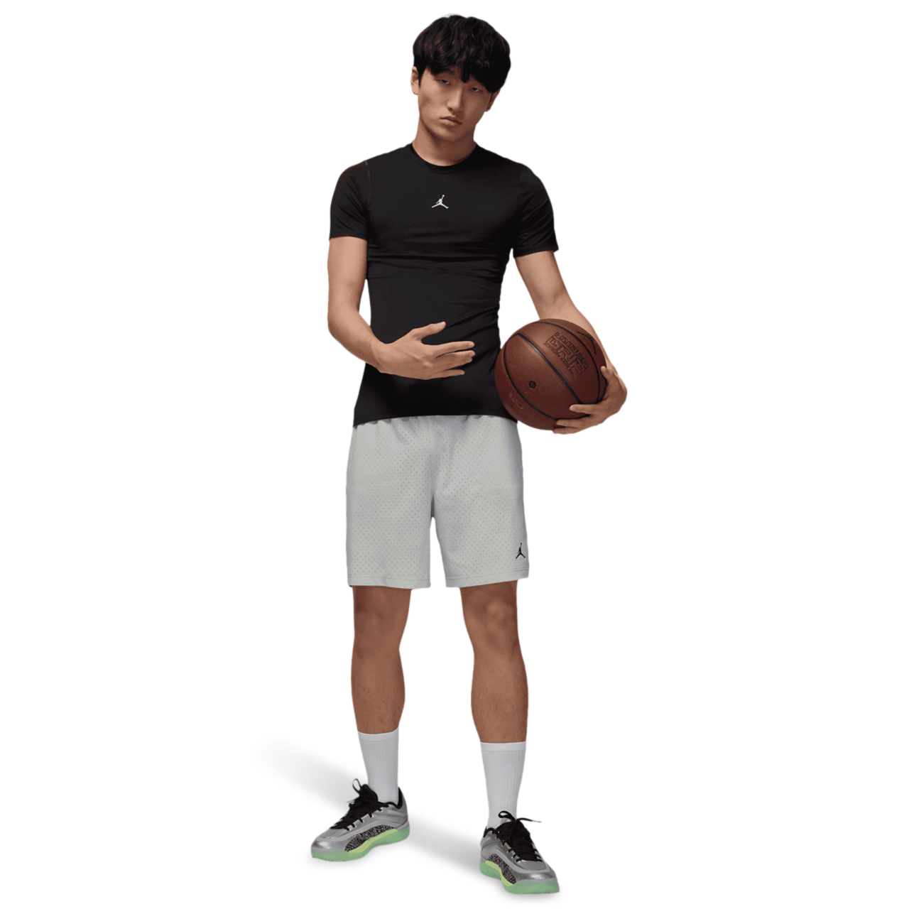 Jordan Dri-FIT Sport Short Sleeve Base Layer Top Image 4 of 4. Tap to open photo gallery.