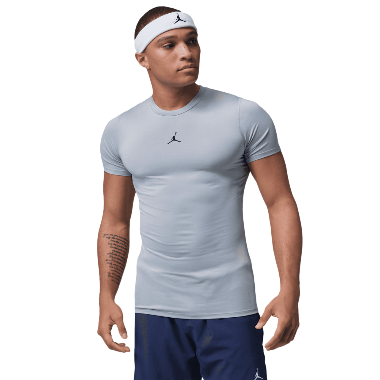 Jordan Dri-FIT Sport Short Sleeve Base Layer Top Image 1 of 4. Tap to open photo gallery.