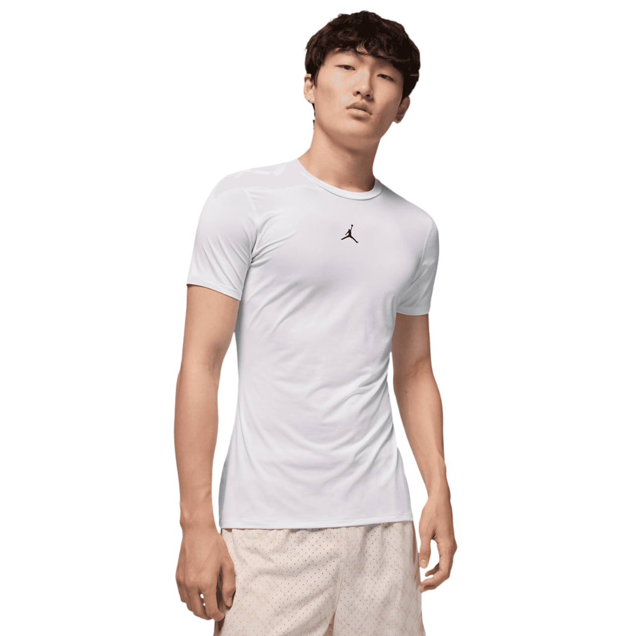 Jordan Dri-FIT Sport Short Sleeve Base Layer Top Image 1 of 4. Tap to open photo gallery.