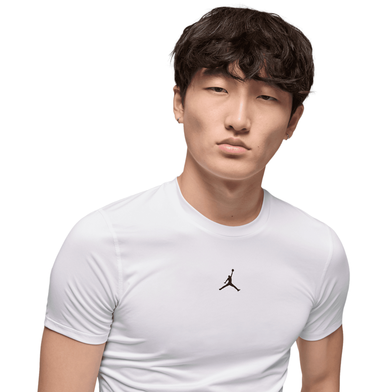 Jordan Dri-FIT Sport Short Sleeve Base Layer Top Image 3 of 4. Tap to open photo gallery.