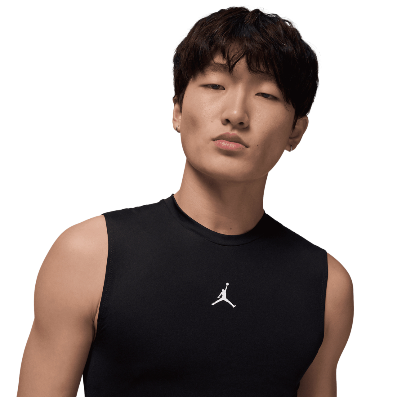 Jordan Dri-FIT Sport Sleeveless Base Layer Tank  Image 3 of 4. Tap to open photo gallery.