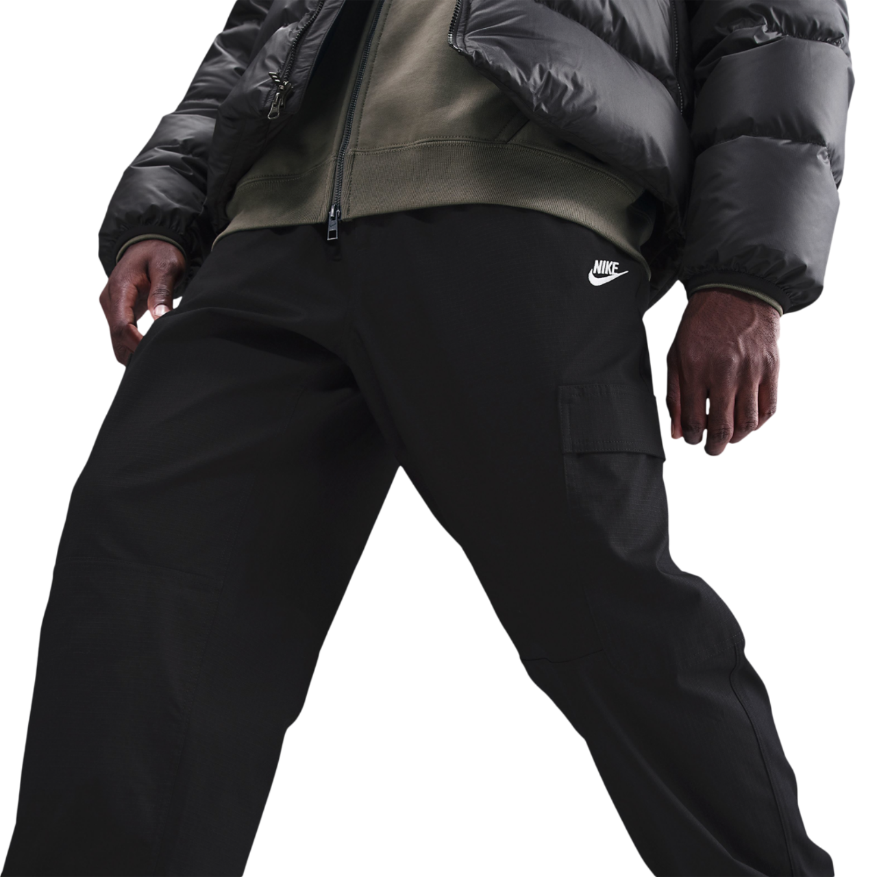 Nike Club Woven Cargo Pants Collection Image 3 of 4. Tap to open photo gallery.