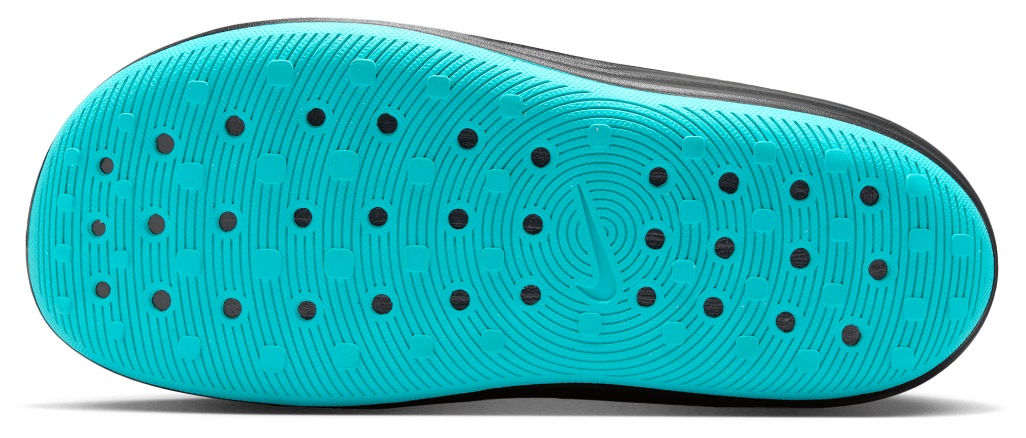 Nike Reactx Rejuven8 Slides - Black/Gamma Blue/Metallic Silver - Image 5