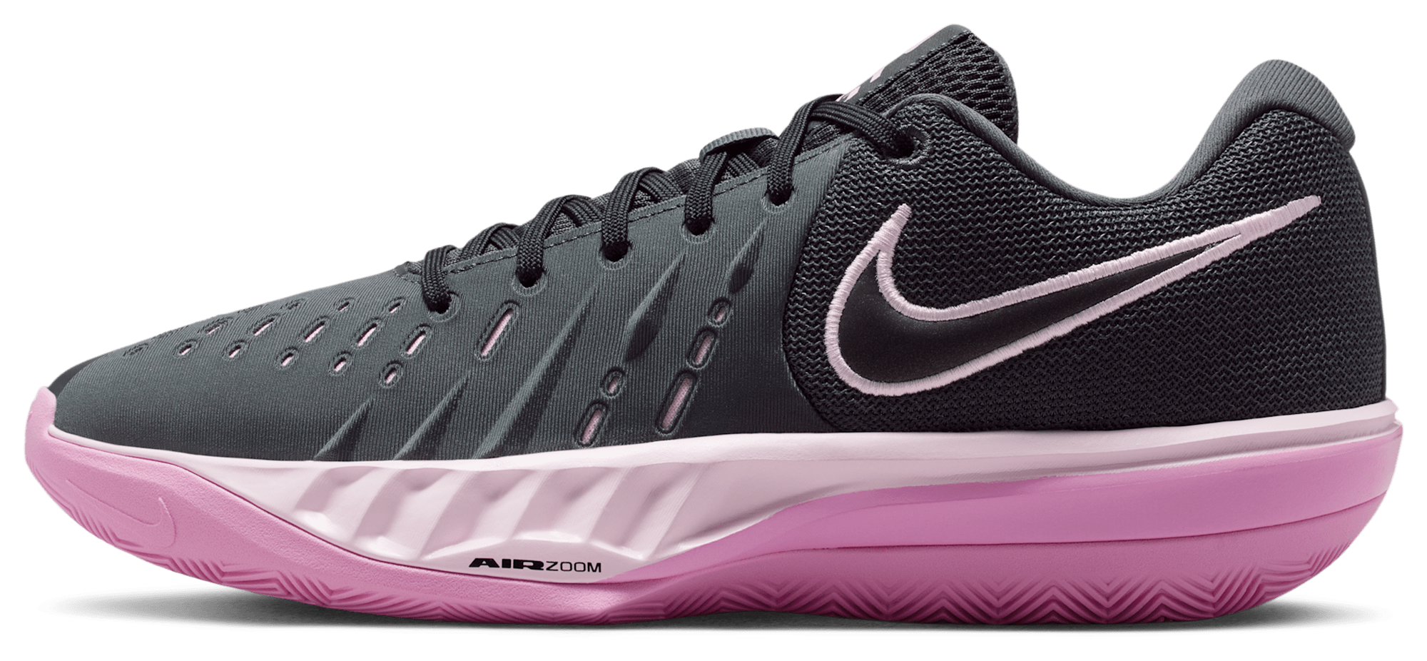 Nike Air Zoom G.T. Cut Academy 2 - Anthracite/Pink Foam/Black - Image 2