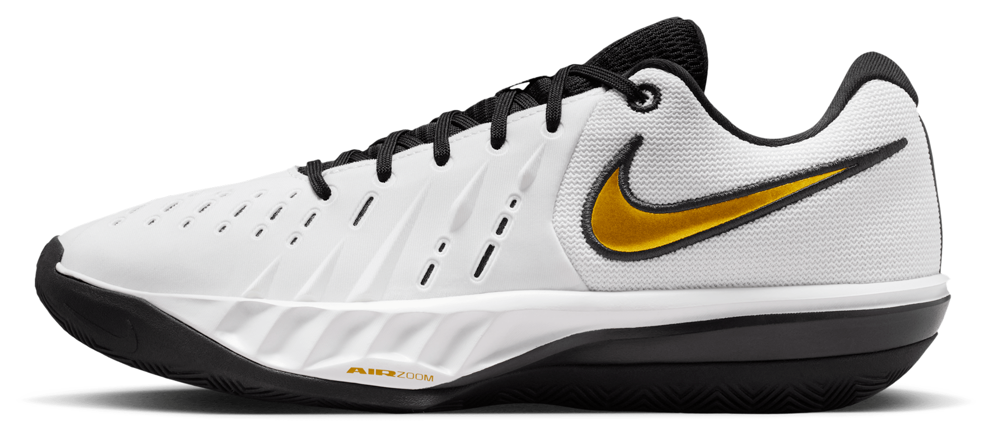 Nike Air Zoom G.T. Cut Academy 2 - Metallic Gold/White/Black - Image 2