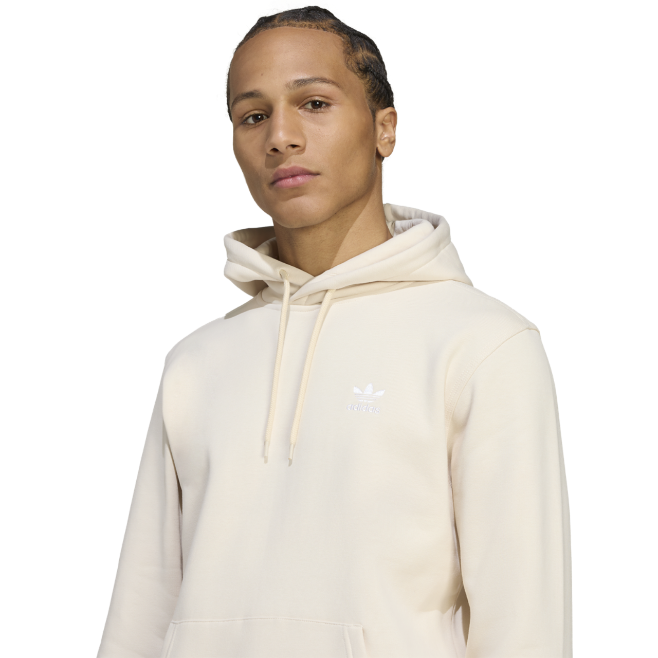 adidas Originals Trefoil Essentials Lifestyle Hoodie Image 3 of 5. Tap to open photo gallery.