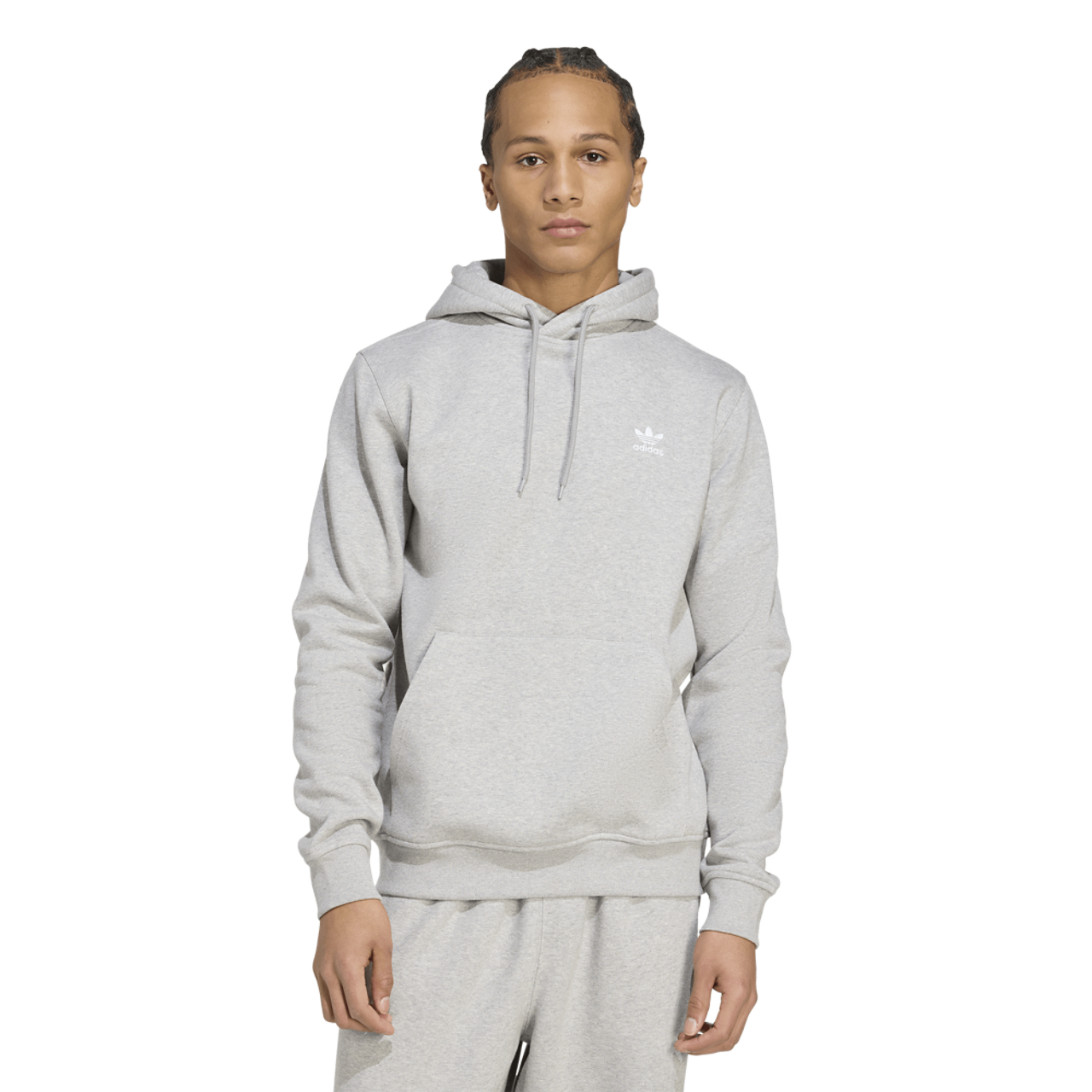 adidas Originals Trefoil Essentials Lifestyle Hoodie Image 1 of 5. Tap to open photo gallery.