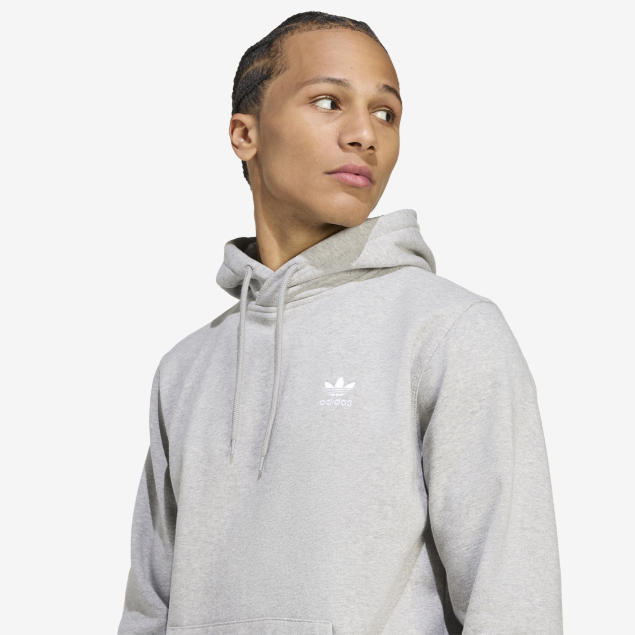 adidas Originals Trefoil Essentials Lifestyle Hoodie Image 3 of 5. Tap to open photo gallery.