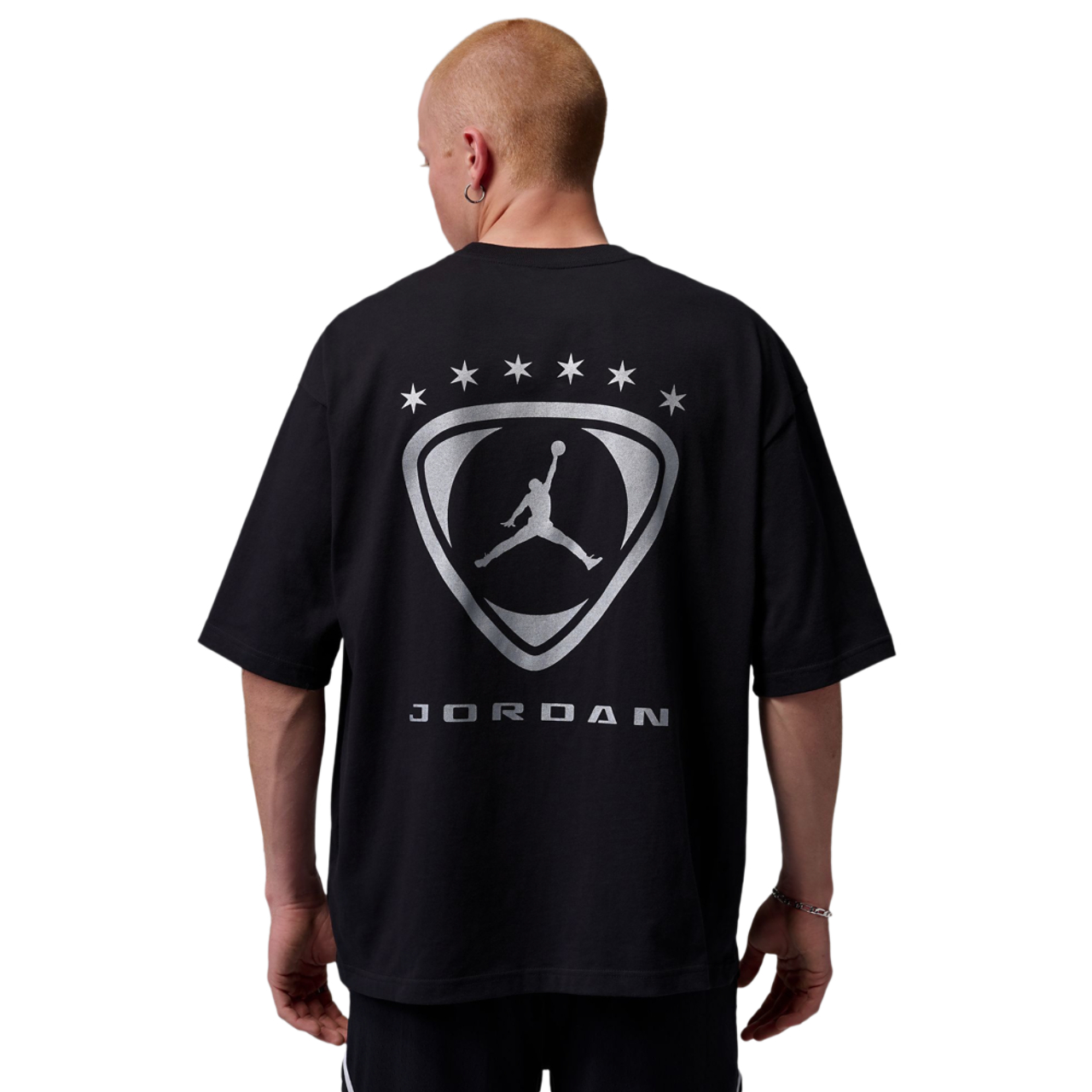 Jordan Brooklyn Oversized Graphic Short Sleeve Crew Image 2 of 4. Tap to open photo gallery.