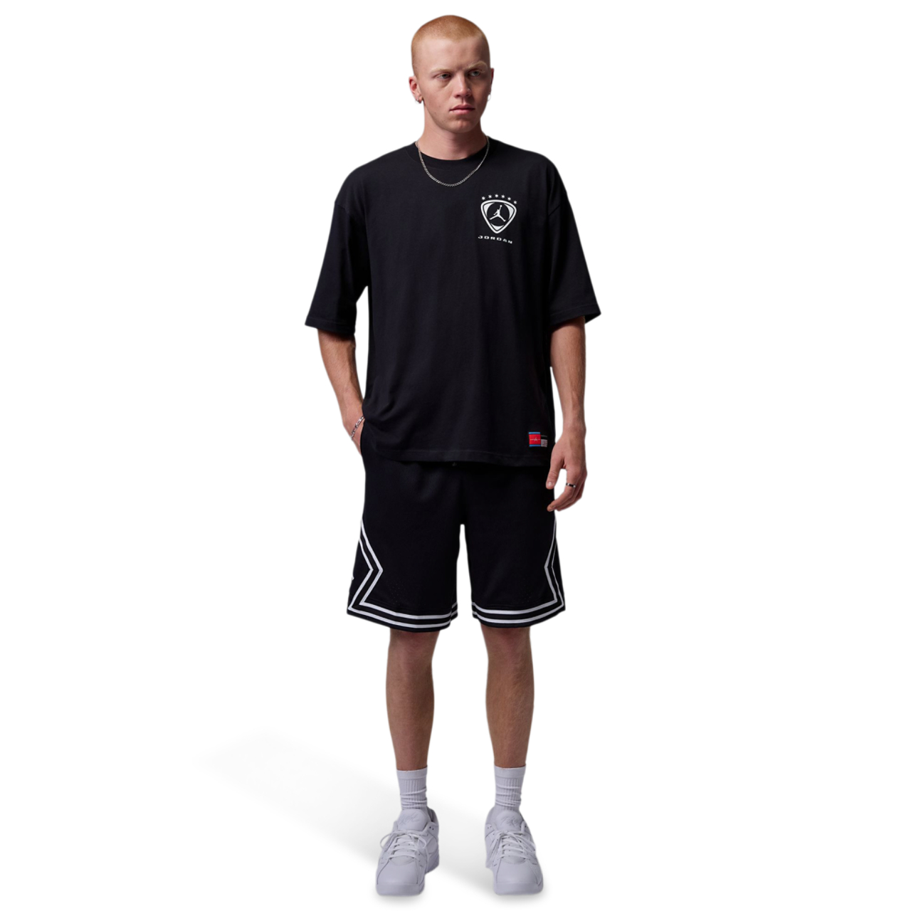 Jordan Brooklyn Oversized Graphic Short Sleeve Crew Image 4 of 4. Tap to open photo gallery.