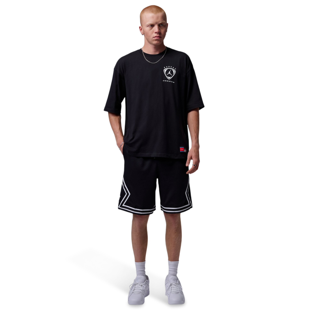 Jordan Brooklyn Oversized Graphic Short Sleeve Crew Image 4 of 4. Tap to open photo gallery.