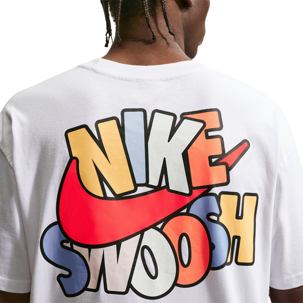Nike NSW M90 Short Sleeve Swoosh World T-shirt Image 2 of 2. Tap to open photo gallery.