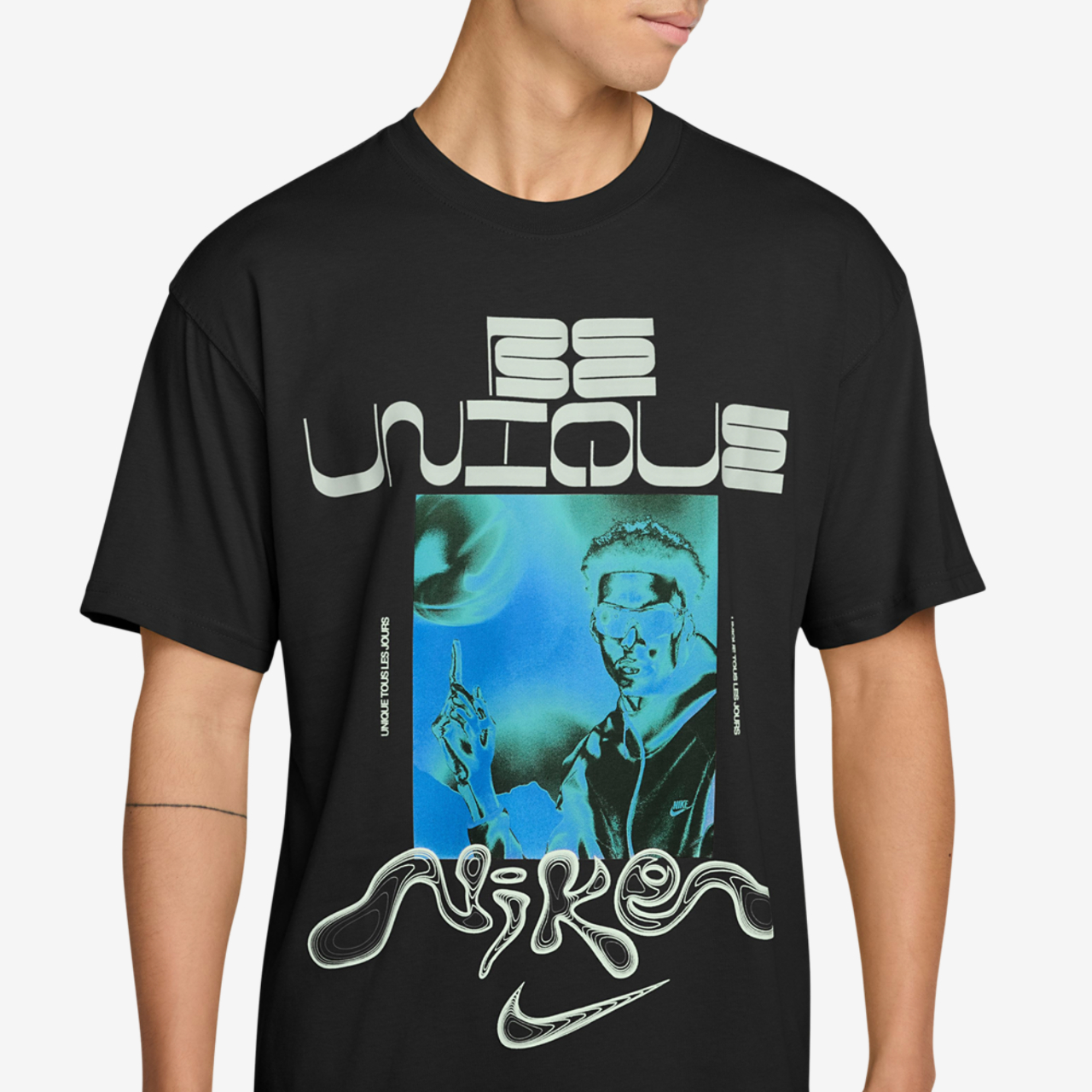 Nike VW M90 Signature Loose T-Shirt Image 3 of 3. Tap to open photo gallery.