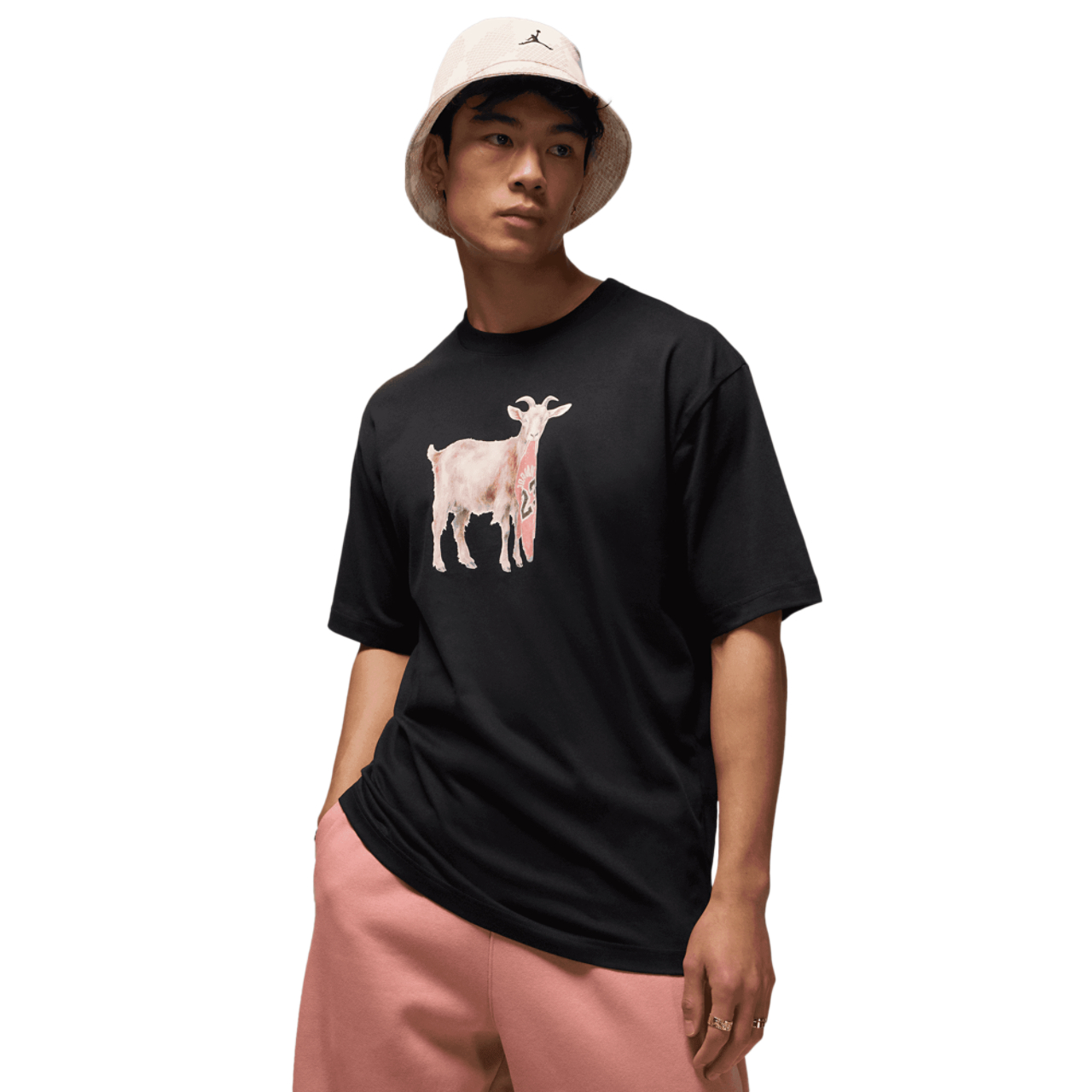 Jordan NC GOAT Short Sleeve Crew Image 1 of 6. Tap to open photo gallery.