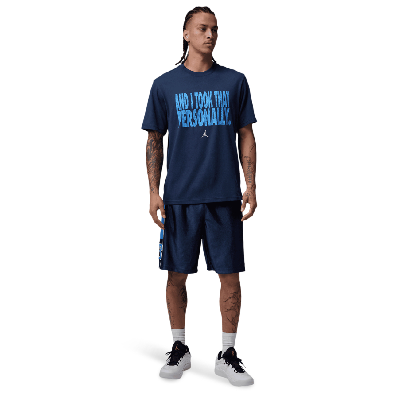 Jordan Dri-FIT Sport Graphic Short Sleeve Crew Image 5 of 5. Tap to open photo gallery.
