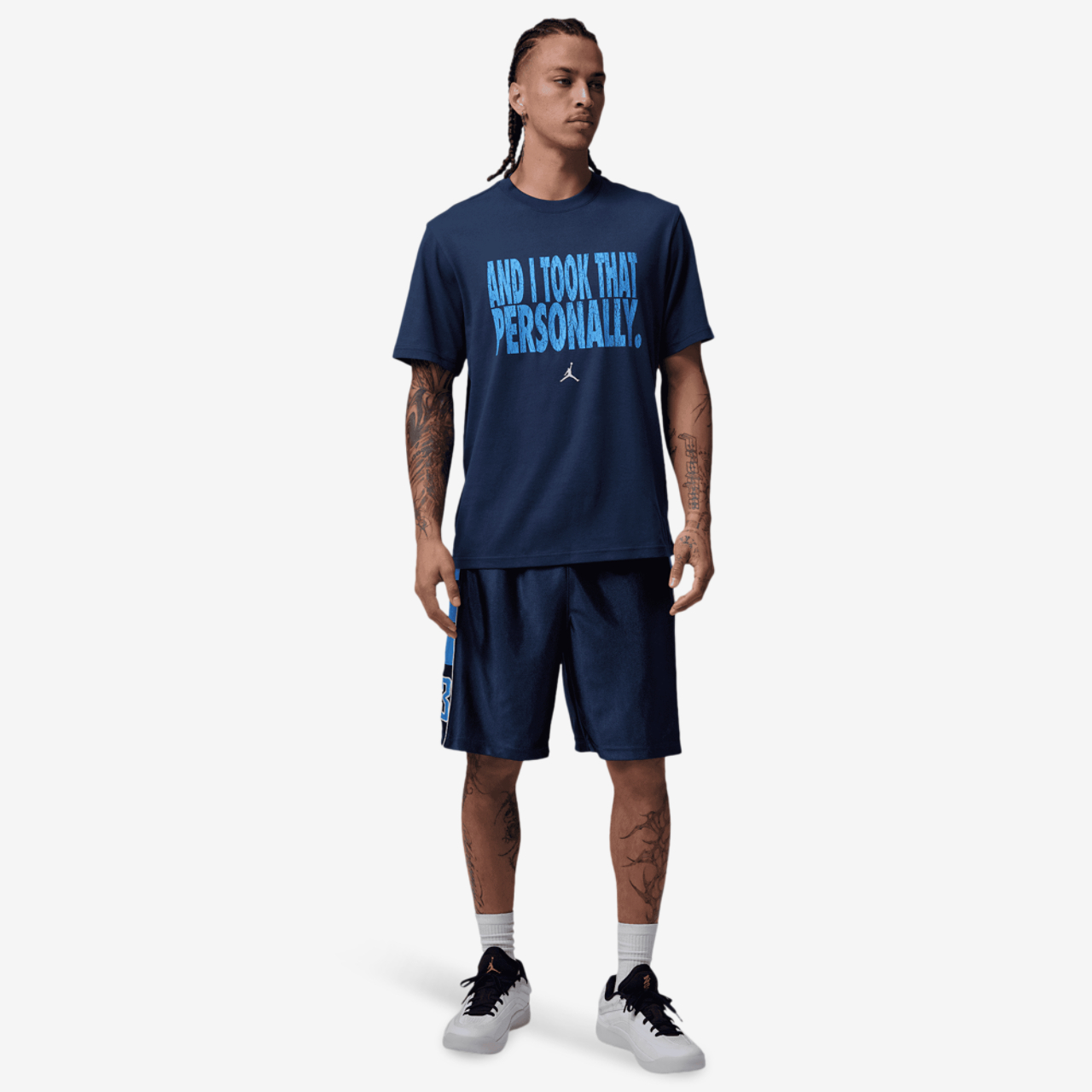 Jordan Dri-FIT Sport Graphic Short Sleeve Crew Image 5 of 5. Tap to open photo gallery.
