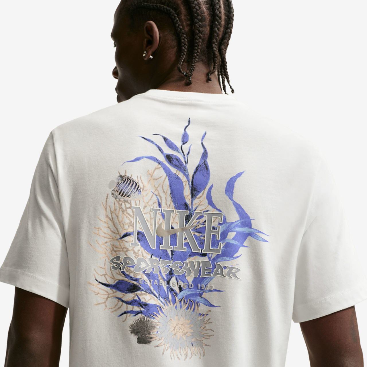 Nike Club Spring B Short Sleeve T-Shirt Image 2 of 3. Tap to open photo gallery.