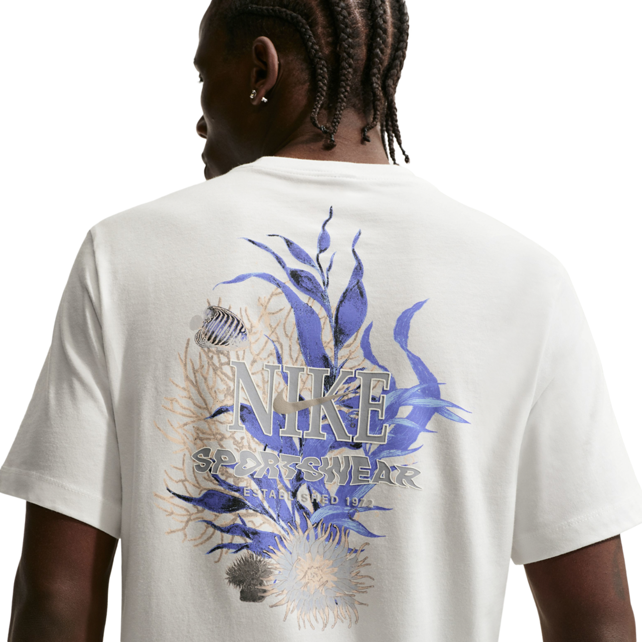 Nike Club Spring B Short Sleeve T-Shirt Image 2 of 3. Tap to open photo gallery.