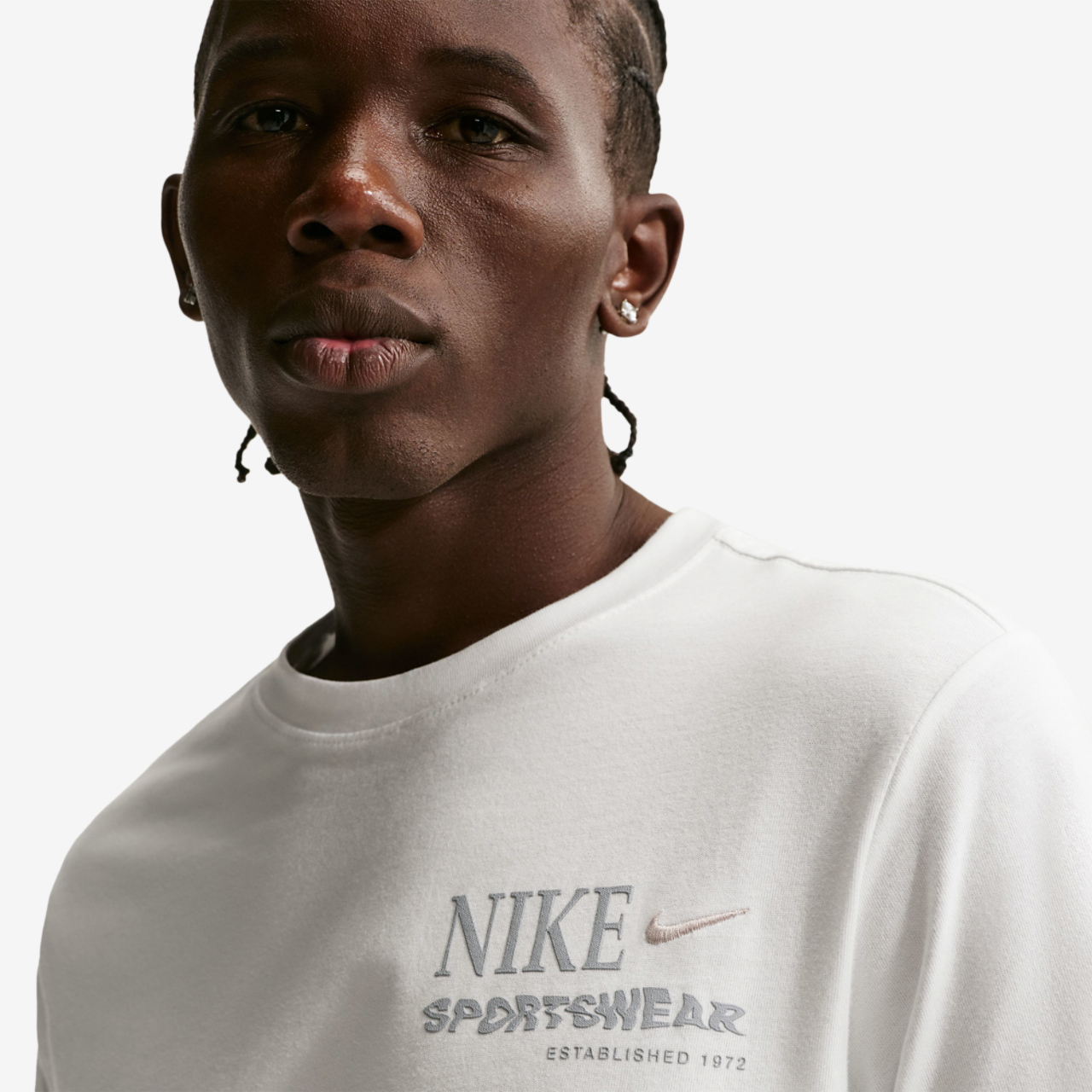 Nike Club Spring B Short Sleeve T-Shirt Image 3 of 3. Tap to open photo gallery.