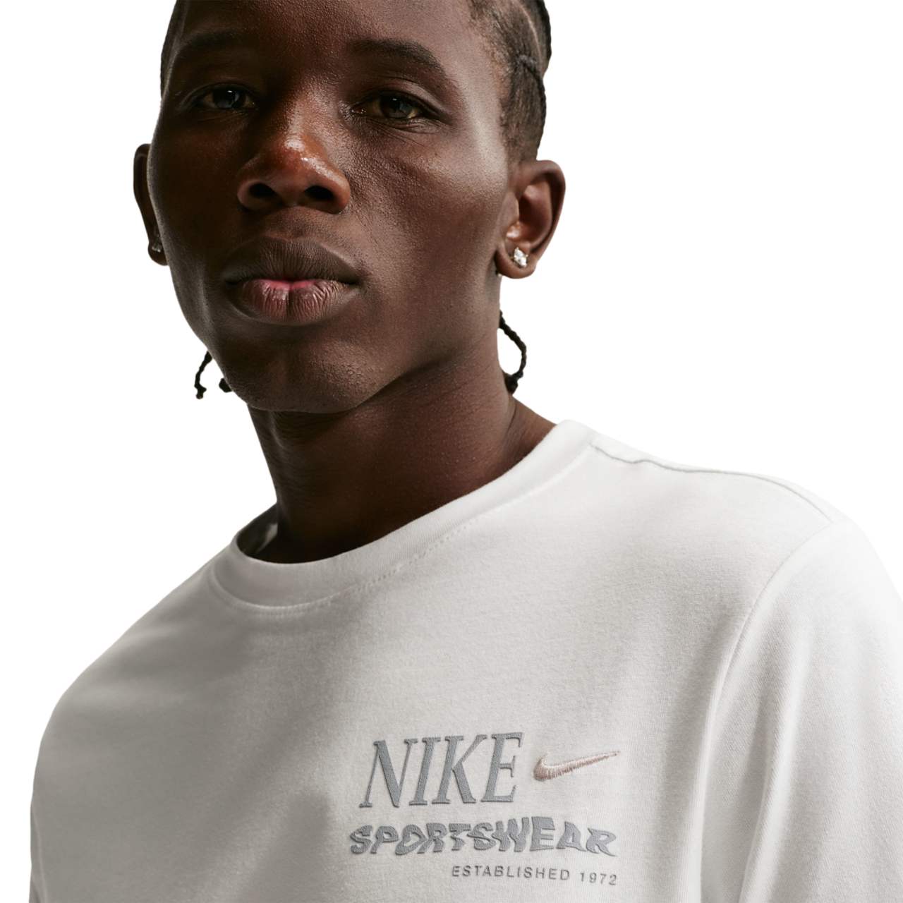 Nike Club Spring B Short Sleeve T-Shirt Image 3 of 3. Tap to open photo gallery.