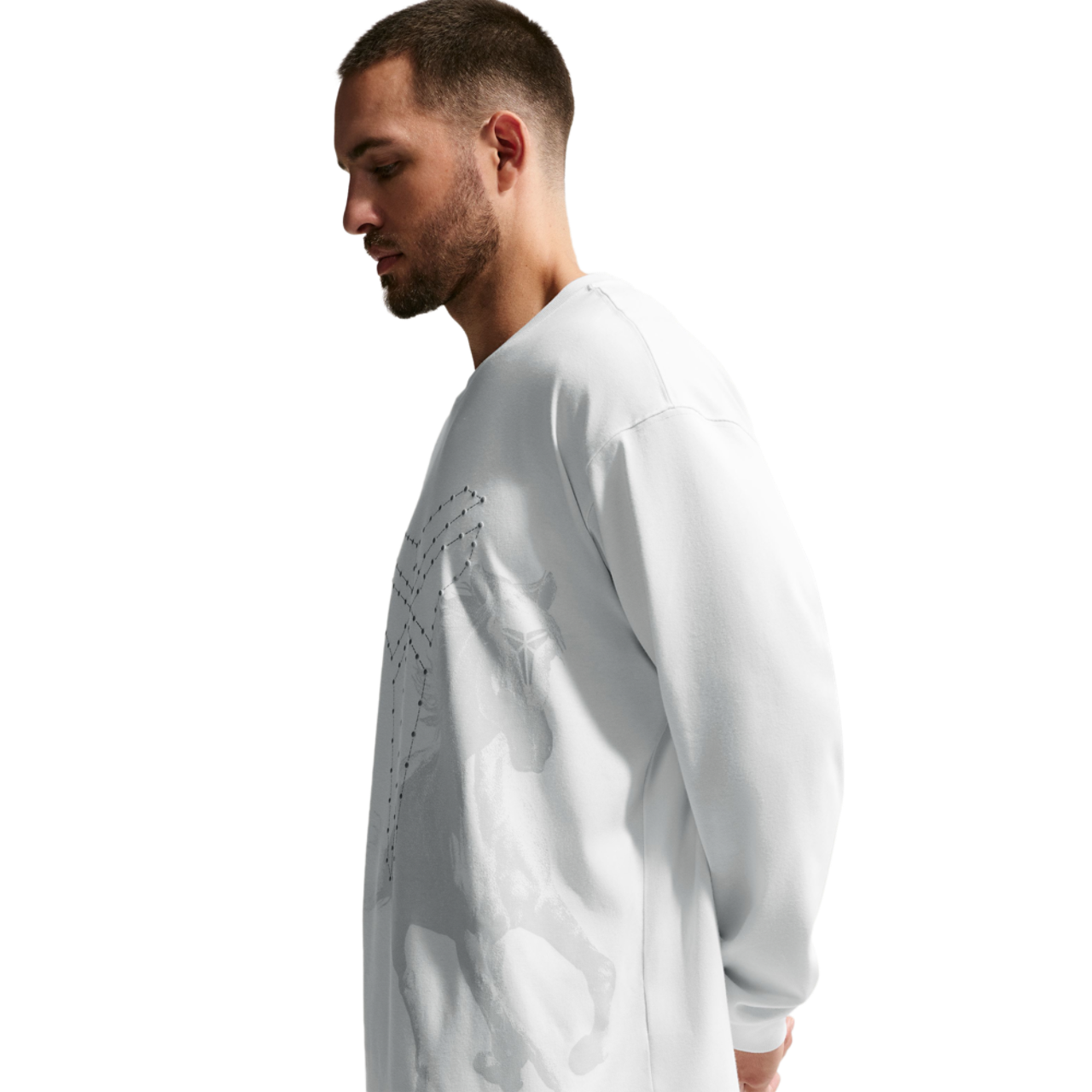 Nike Kobe Dri-FIT M90 Long Sleeve T-Shirt Image 3 of 4. Tap to open photo gallery.