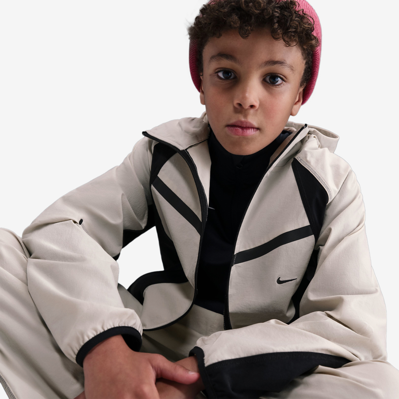 Nike Tech Woven Full-Zip Jacket Image 3 of 5. Tap to open photo gallery.