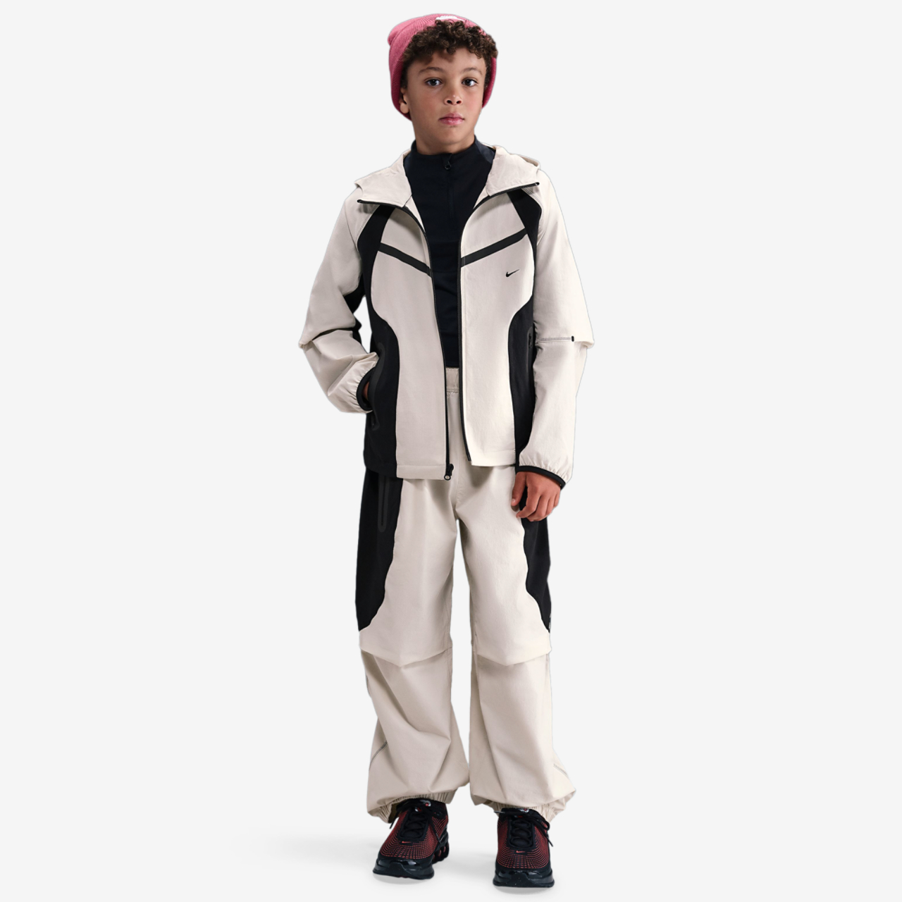 Nike Tech Woven Full-Zip Jacket Image 4 of 5. Tap to open photo gallery.
