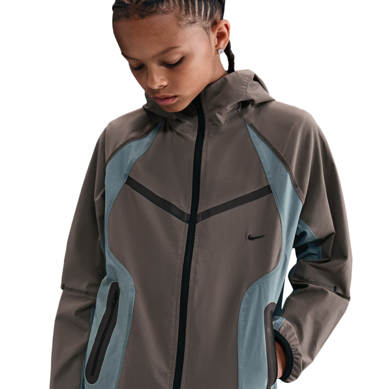Nike NSW Tech Woven Full-Zip Jacket PD - Boys' Grade School | Foot