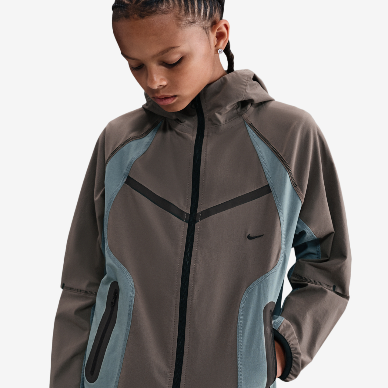 Nike NSW Tech Woven Full-Zip Jacket PD Image 1 of 3. Tap to open photo gallery.