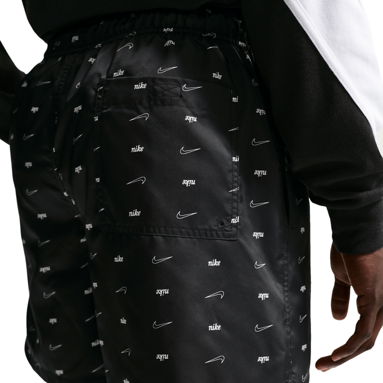 Nike Club Woven Flow AOP Shorts CTB Image 2 of 4. Tap to open photo gallery.