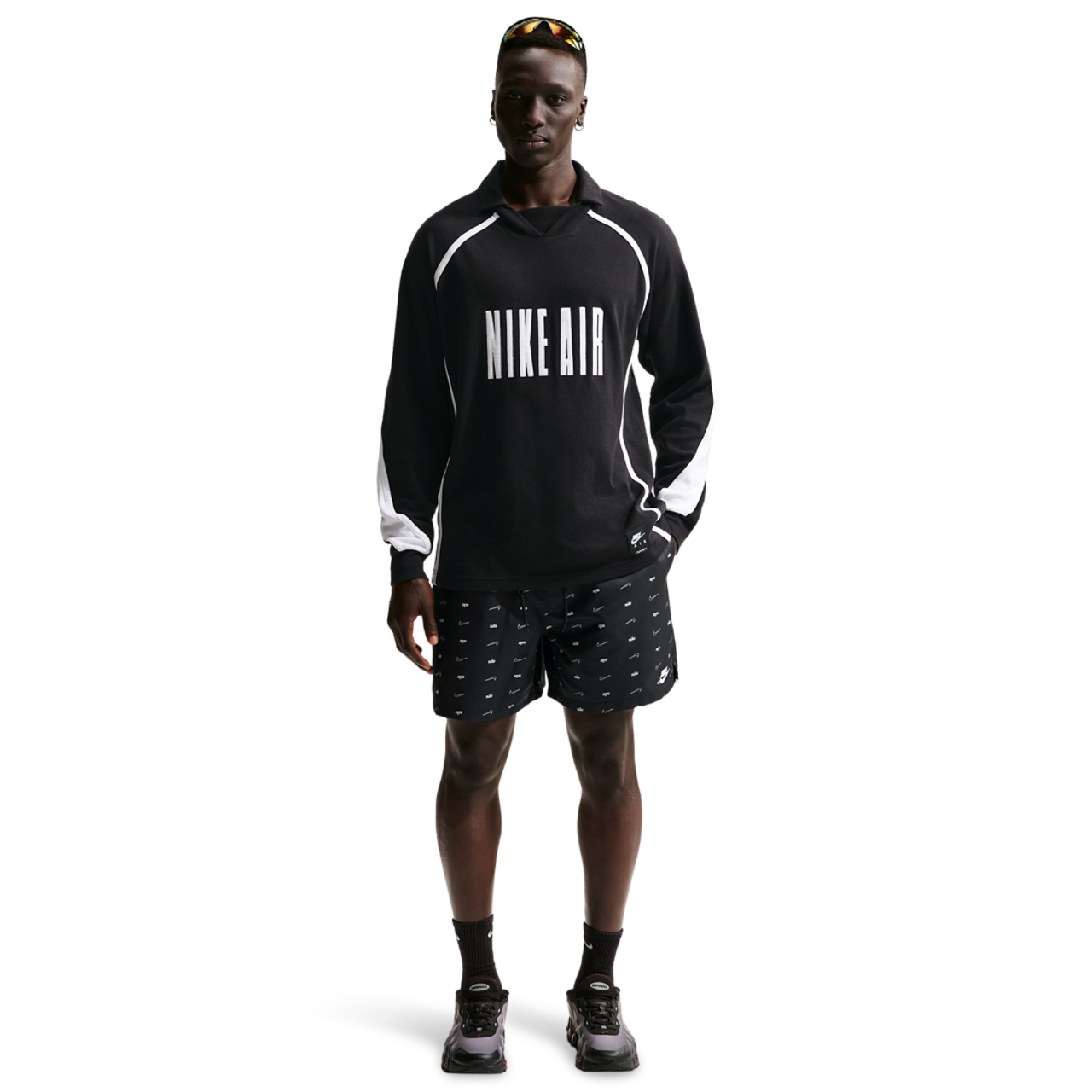 Nike Club Woven Flow AOP Shorts CTB Image 3 of 4. Tap to open photo gallery.
