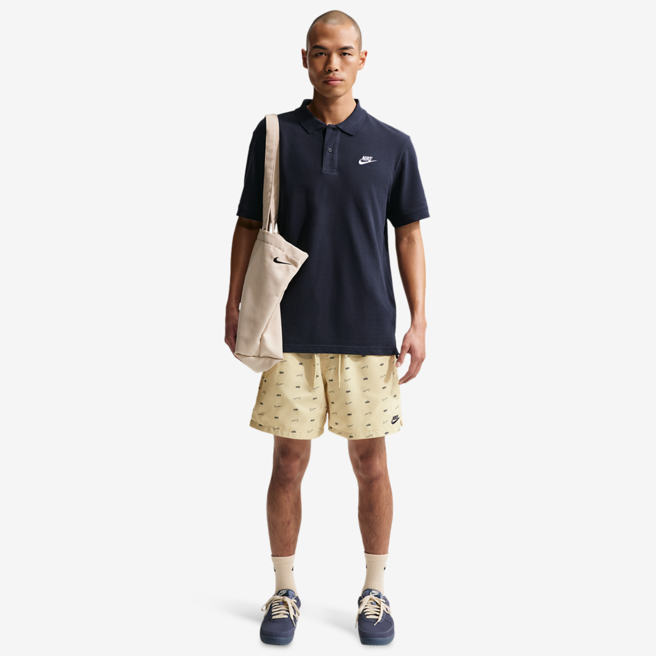 Nike Club Woven Flow AOP Shorts CTB Image 3 of 4. Tap to open photo gallery.